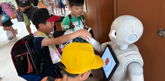 Pepperのプログラミング授業を行っている船引南小学校からのご報告